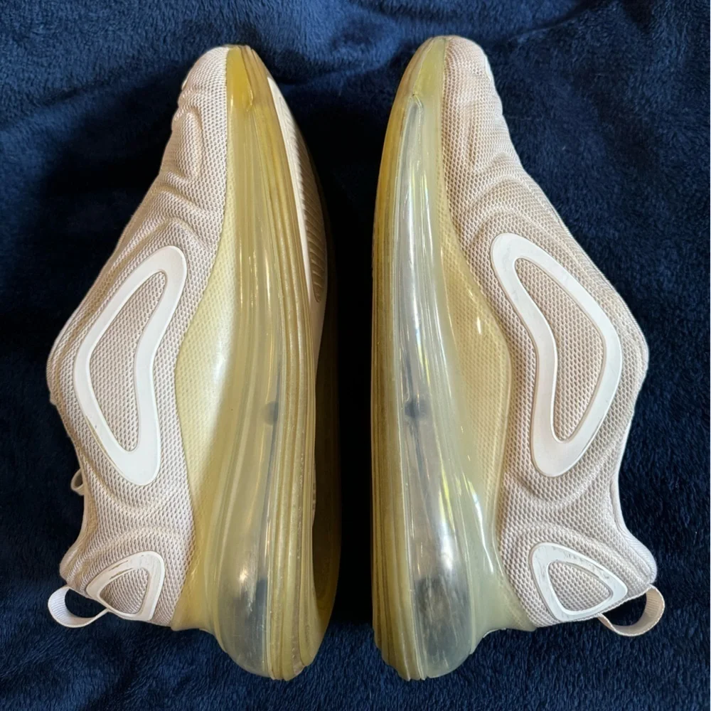 Nike Air Max 720 Woman Size 10 Man Size 8.5 Running Shoes Pure Platinum White - Picture 9 of 12